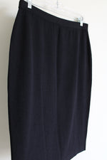 St. John Basics By Marie Gray Black Knit Skirt | 12