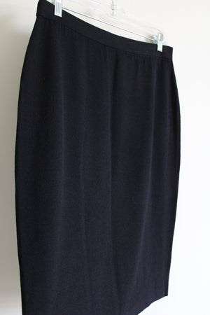 St. John Basics By Marie Gray Black Knit Skirt | 12