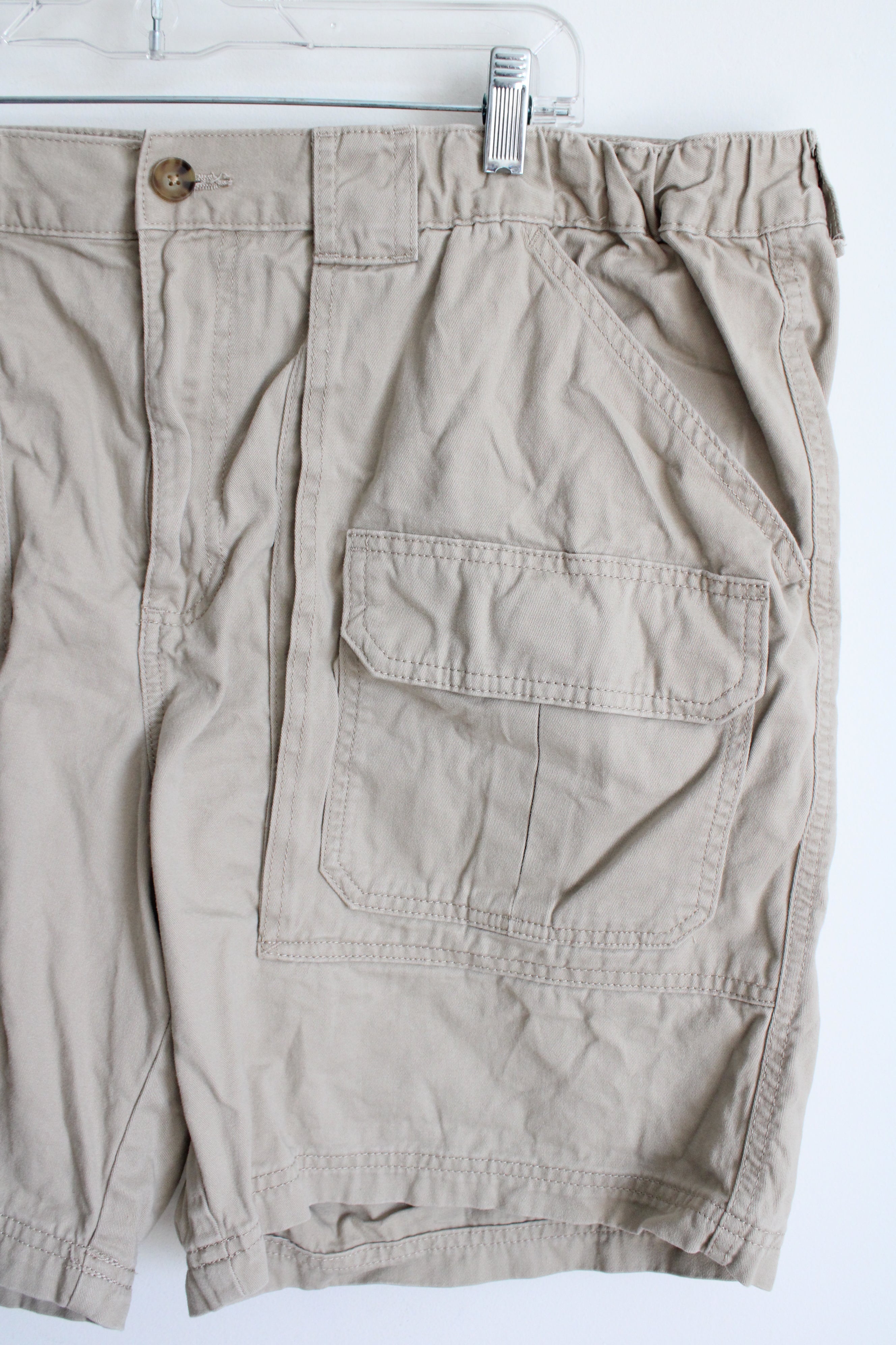 Croft & Barrow Tan Khaki Cargo Shorts