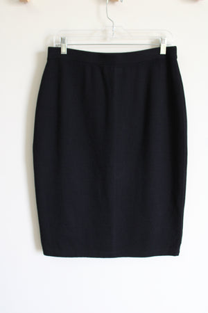 St. John Basics By Marie Gray Black Knit Skirt | 12