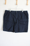 Croft & Barrow Navy Blue Cargo Shorts | 46