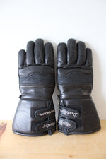 Vintage Harley-Davidson Black Leather Riding Gloves | M