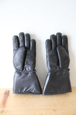 Vintage Harley-Davidson Black Leather Riding Gloves | M