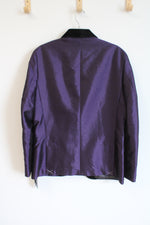 NEW International Concepts Milan Slim Fit Eggplant Purple Blazers | L