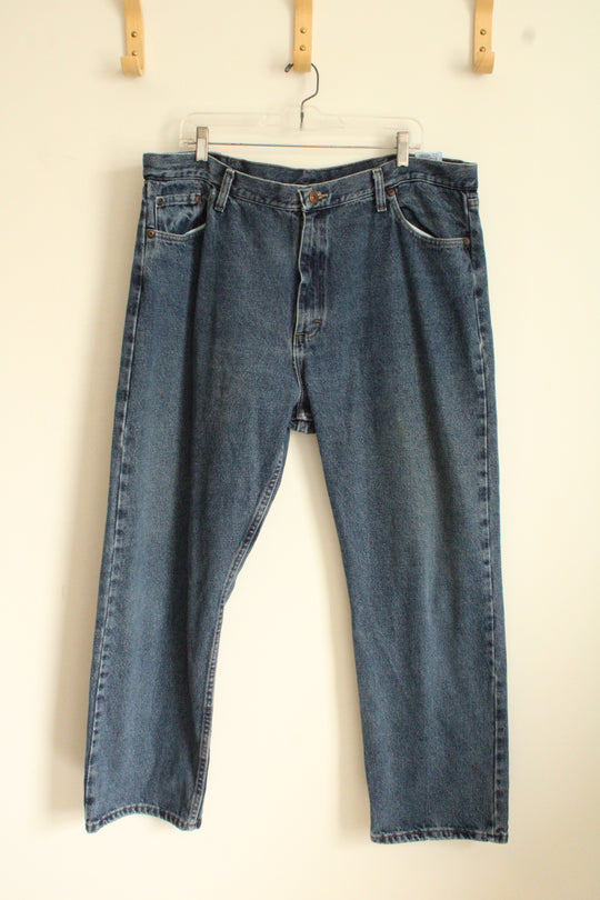 Wrangler Medium Wash Relaxed Fit Jeans | 42x30