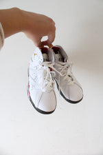 Air Jordan 7 Retro Cardinal White Black & Red Shoes | 12C