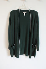 Christopher & Banks Evergreen Cardigan | L