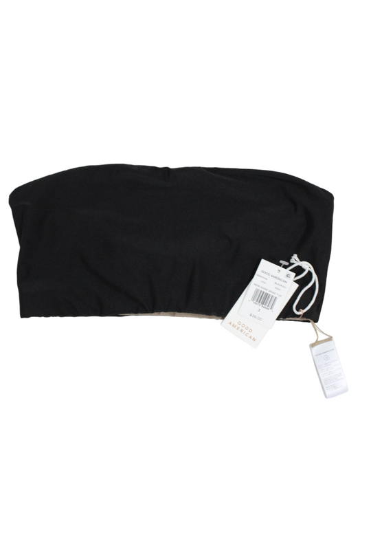 NEW Good American Shine Band Bandeau Swim Top | 3 (L)