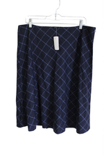 NEW Brooks Brothers Blue Wool Skirt | 14