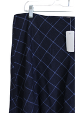 NEW Brooks Brothers Blue Wool Skirt | 14