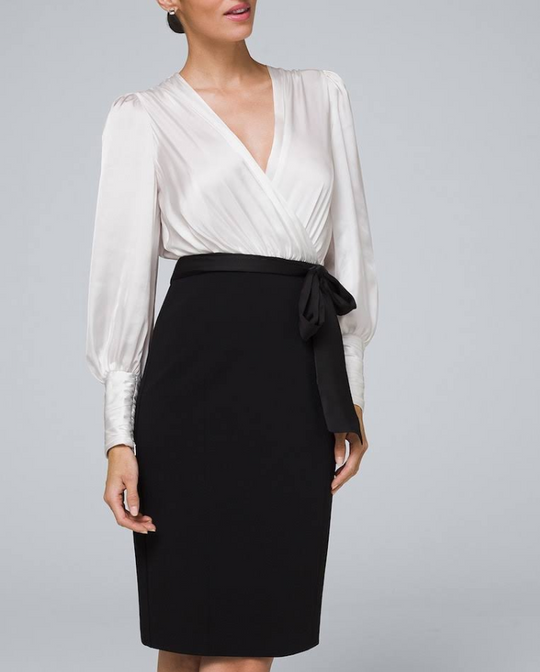 NEW White House Black Market Bodice Dress | 16
