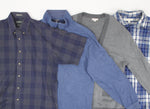 Sonoma Blue Plaid Button Down Shirt | M
