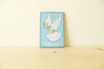 NEW Peace Dove Painted Wooden Hanging Wall Décor | 4 1/2" X 6 1/2" | Several Available