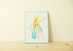 NEW Angel Painted Wooden Wall Hanging Décor | 6X8" | Several Available