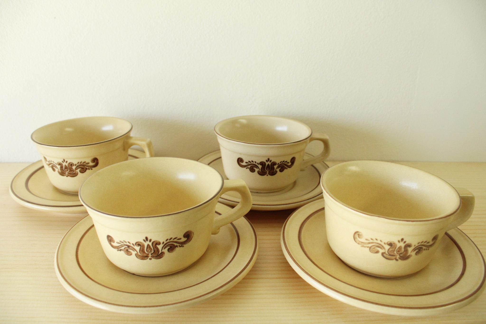 Pfaltzgraff Village Coffe & Tea Cup Set | Set Of 4 | Several Sets Available