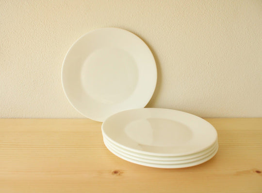 Minton White Monarch Bone China Made In England Demitasse Salad Plates | Set Of 6 | 8"