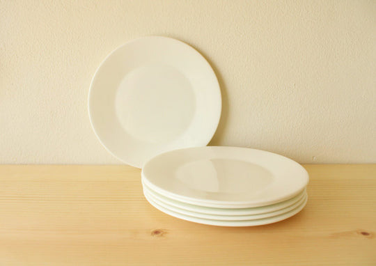 Minton White Monarch Bone China Made In England Demitasse Dessert Plates | Set Of 6 | 6 1/2"