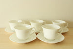 Minton White Monarch Bone China Made In England Demitasse Tea Cups | Set 5
