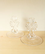 Crystal Candle Holder Pair