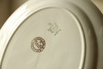 Vintage Household Institute Priscilla Eggshell Nautilus Floral Platter | 13 1/2"