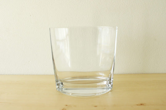 Heavy Eye-Shaped Glass Vase