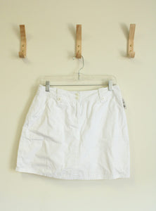 Khaki's International Design White Khaki Skirt | Size 10