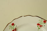 RARE Lido W.S. George Poppy Flower White Made In The USA 293A 7″ Dessert/Salad Plates | Set Of 7