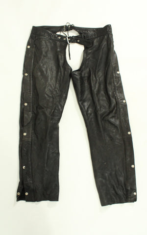 Reliance American Deer Skin Leather Chaps Pants | Size XL