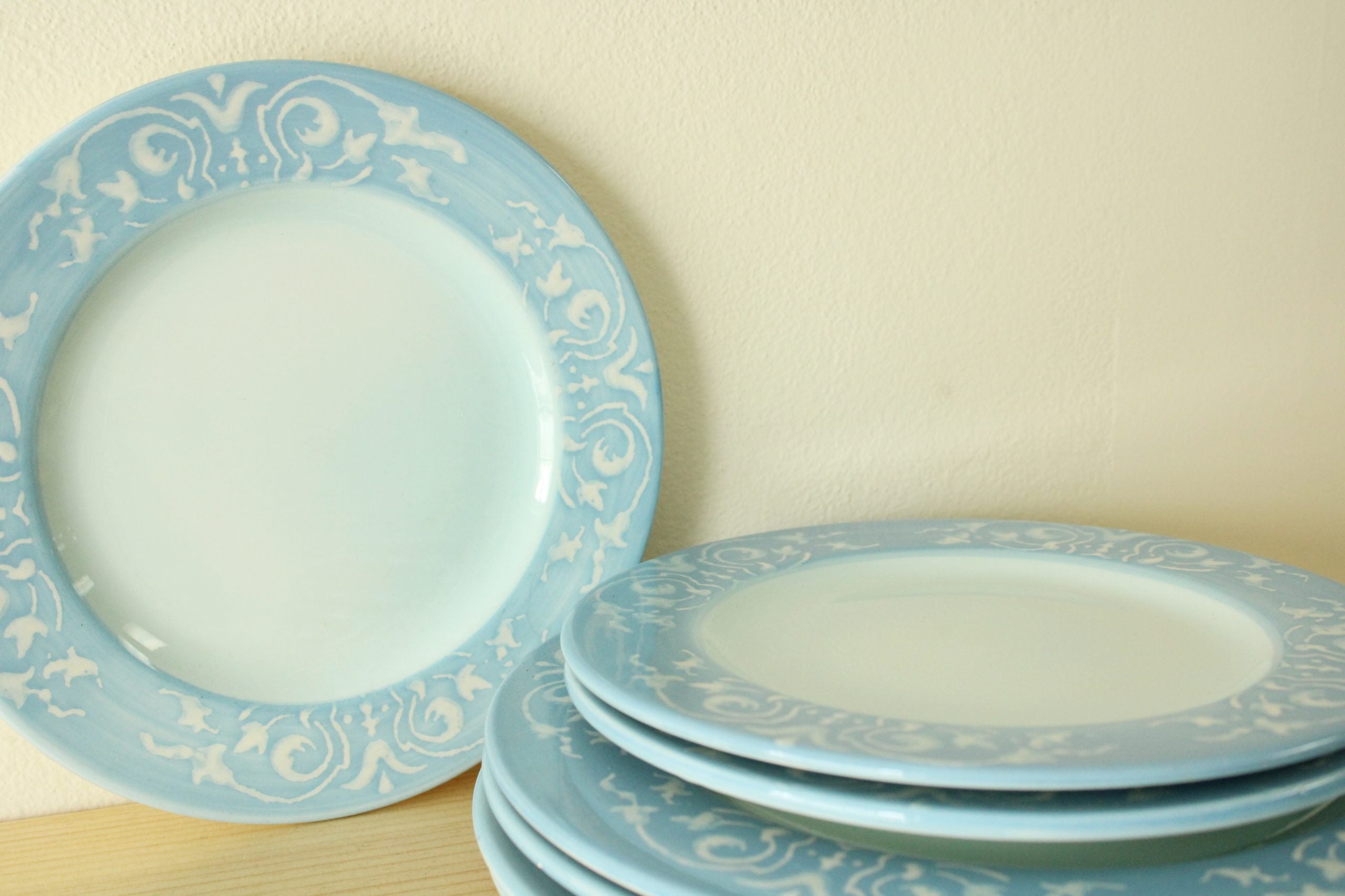Bizzirri Made In Italy Blue Dinner Plates | 10.5" | Set Of 4
