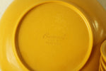 Vintage Boontonware Mustard Yellow Somerset 6505-15 Bowls | Set Of 7
