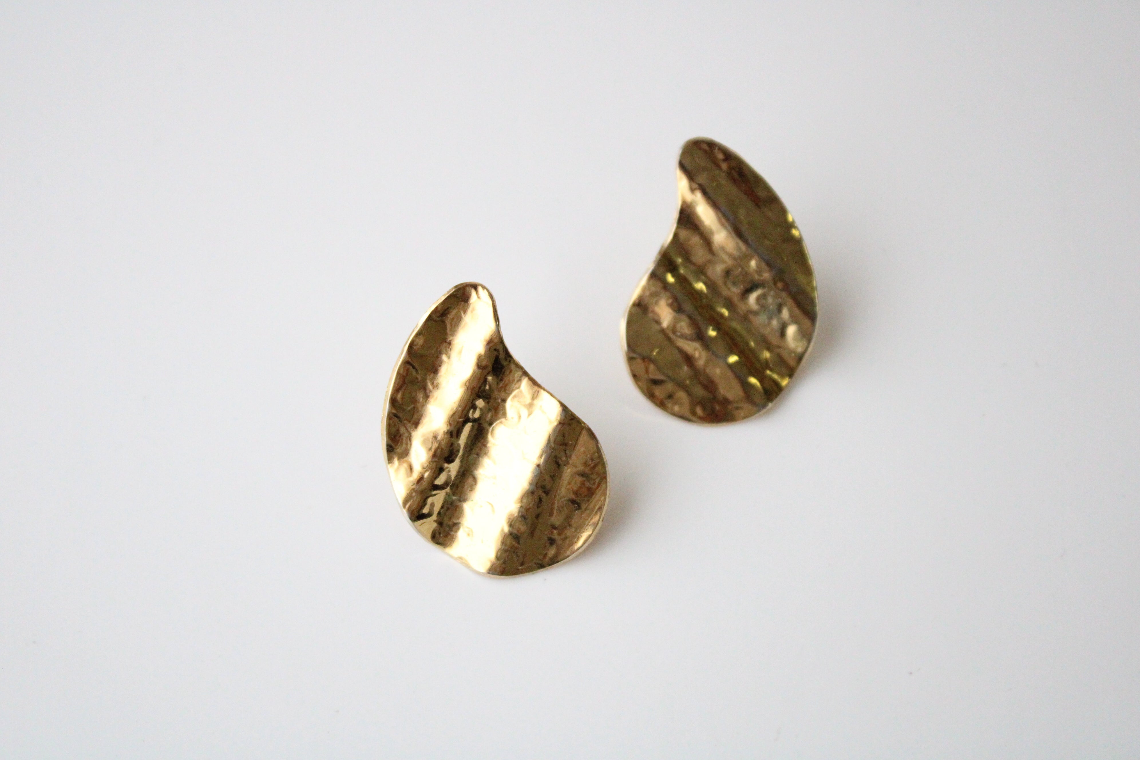 Vintage Napier Screw Back Gold Finish Earrings