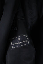 NEW Ermenegildo Zegna Black Tuxedo | 46L Jacket 38X37 Pants