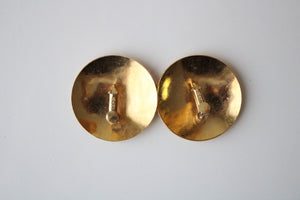 Napier Gold Clip On Earrings