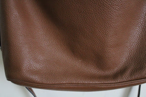 MICHAEL Michael Kors Frankie Large Crossbody Brown Leather Chain Purse