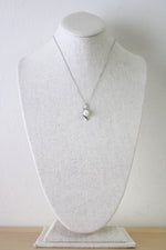 Genuine Pearl Sterling Silver Pendant Necklace