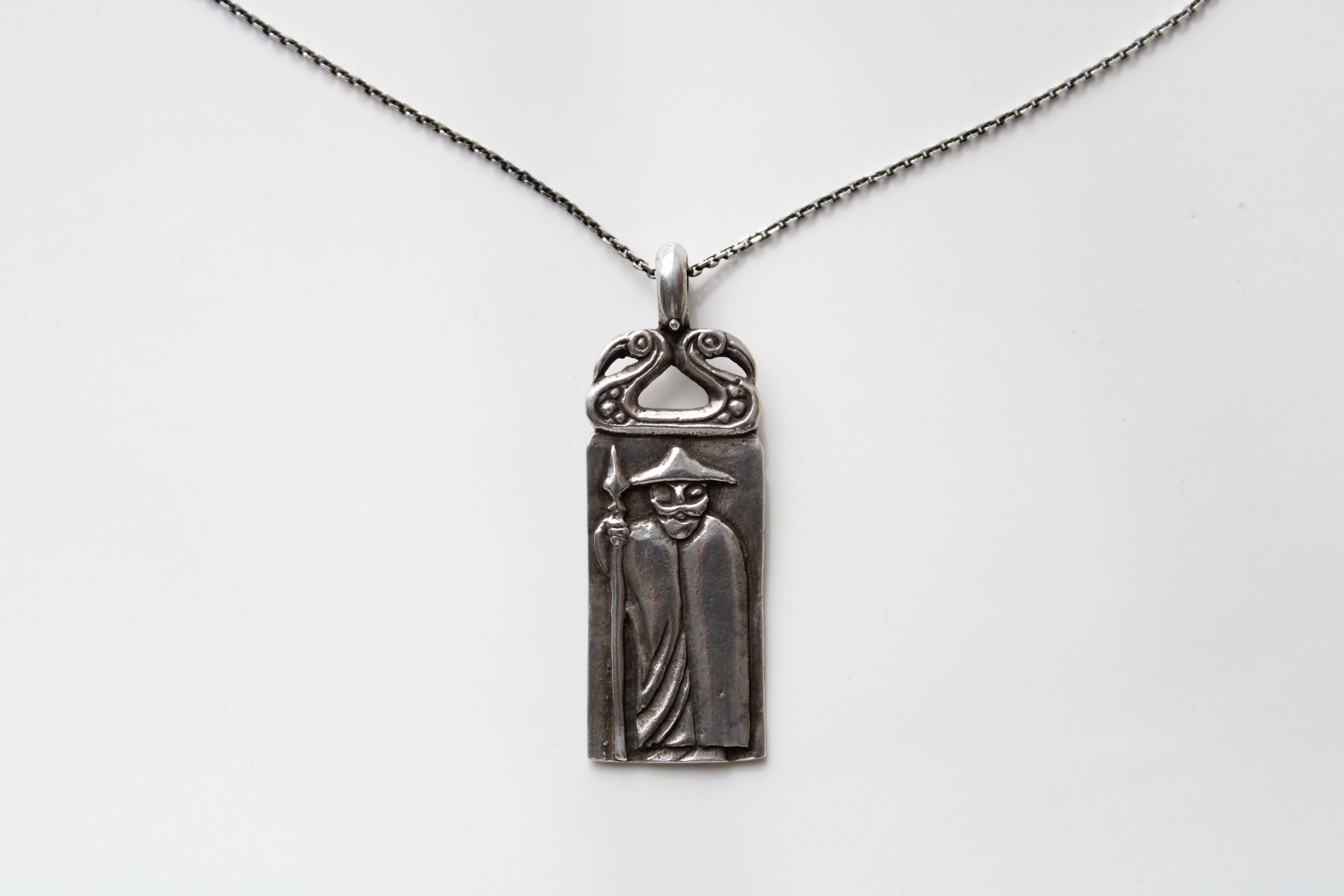 Odin Sterling Silver Pendant Necklace