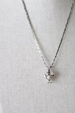 Dolphin Pearl Sterling Silver Braided Chain Necklace