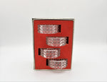 Golden Crown E&R Western Germany Genuine Lead Crystal Napkin Rings | Set Of 4