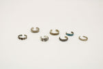 Assorted Sterling Toe Rings (7 Total)