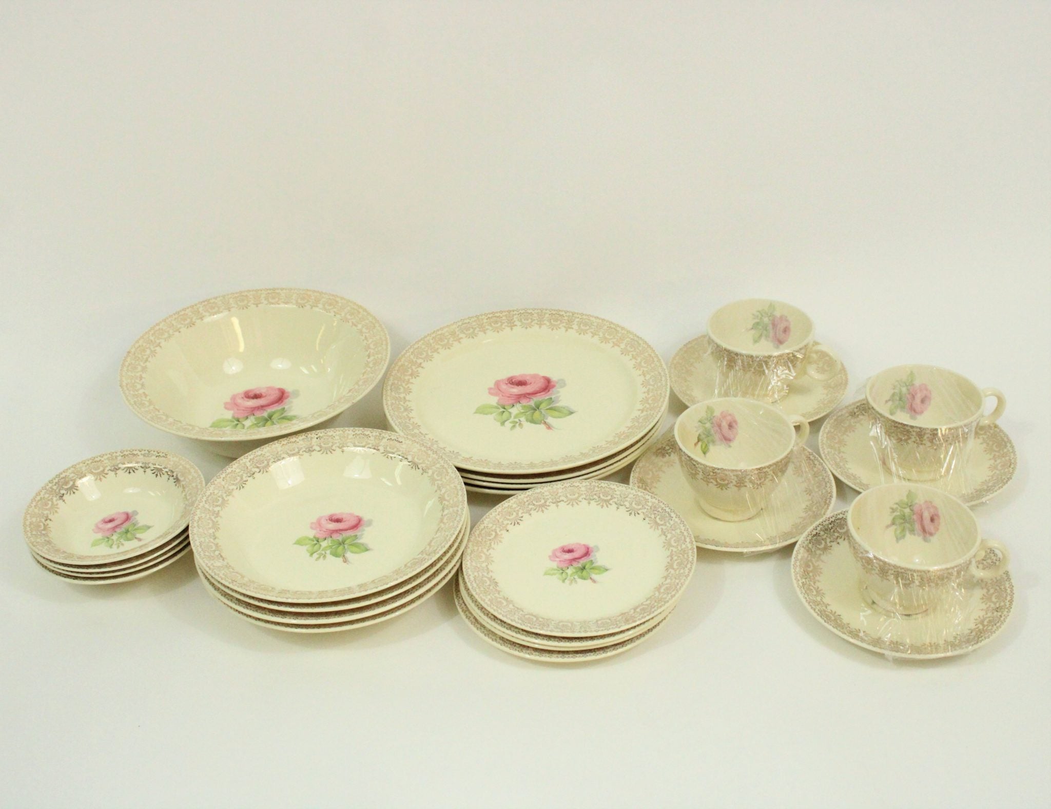 Taylor Smith Taylor USA 12471 Rose China Set – Jubilee Thrift