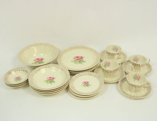 Taylor Smith Taylor USA 12471 Rose China Set