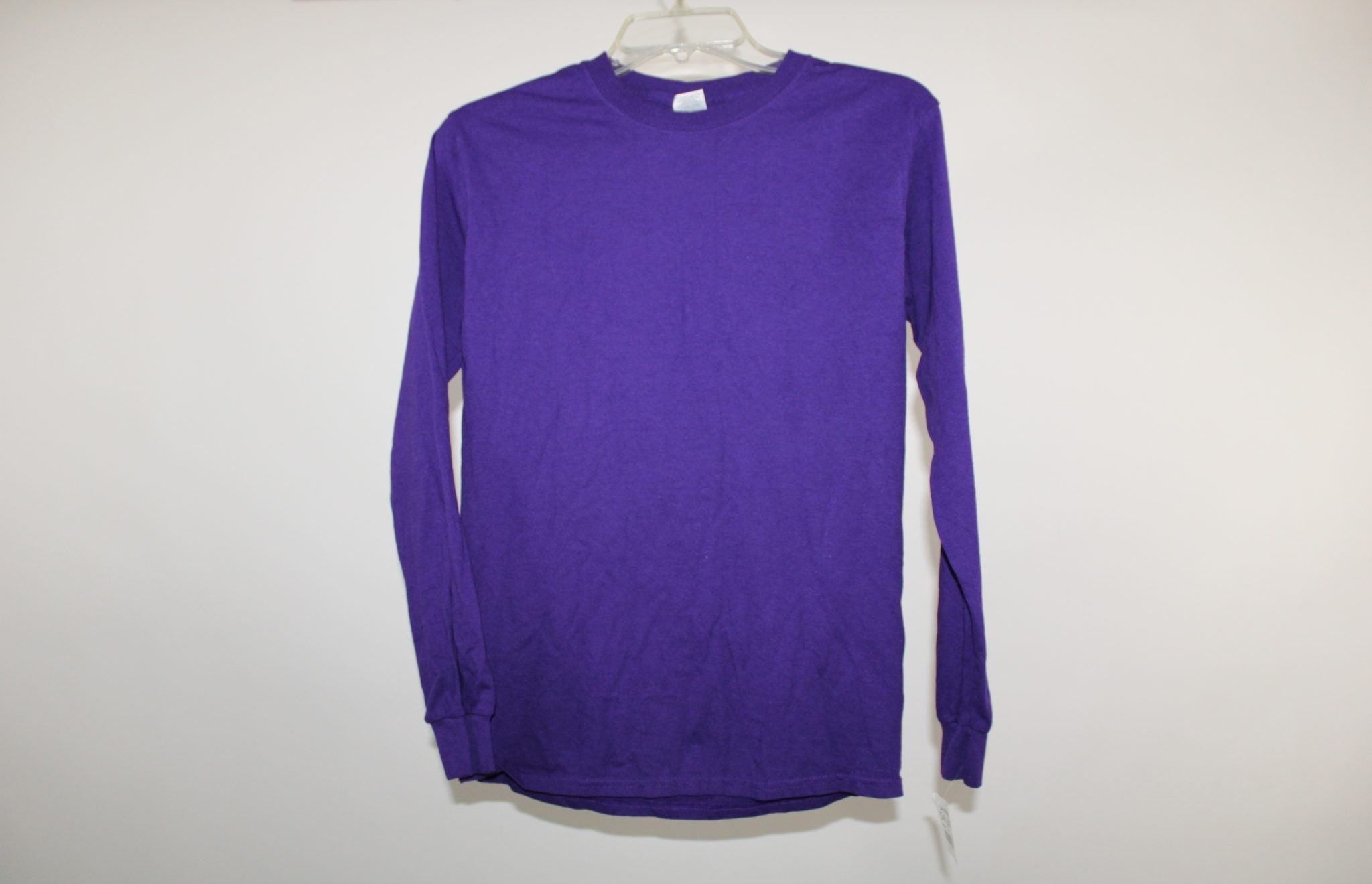 Gildan Purple Long-Sleeved Shirt | S