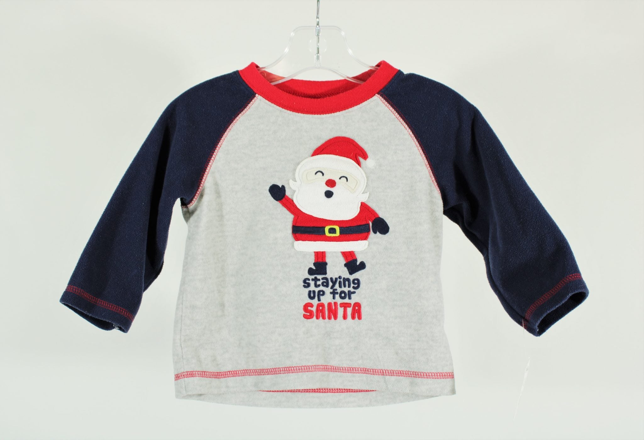 Carter's "Staying Up For Santa" Fleece Sweatshirt | 12 Months