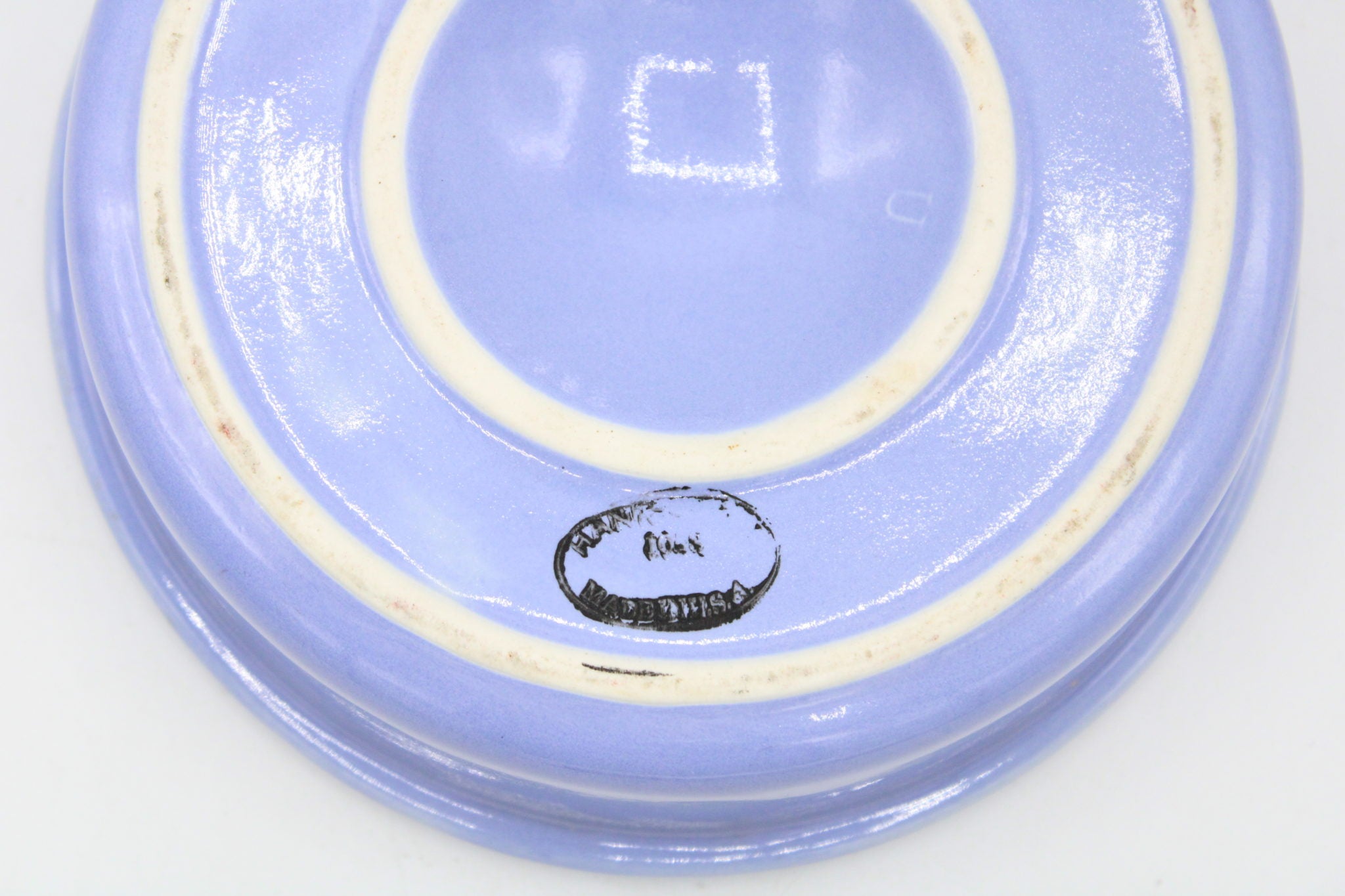 Blue Handmade Pottery Piece