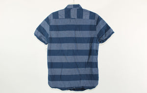 Denim & Flower Blue Striped Slim Fit Shirt | Size M