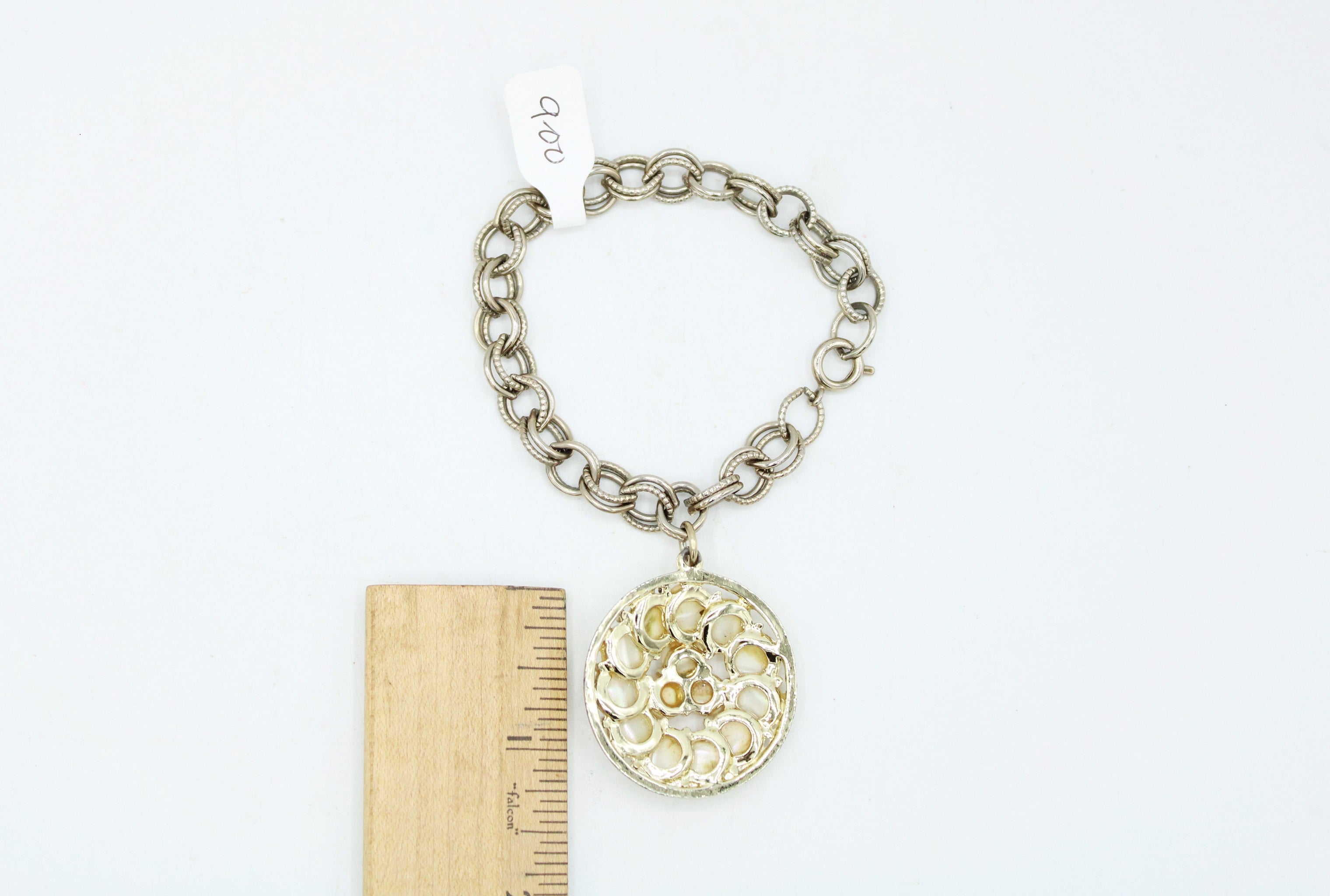 Chain Bracelet Mother Of Pearl Charm