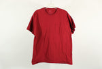 Fruit Of The Loom Maroon T-Shirt | Size XL