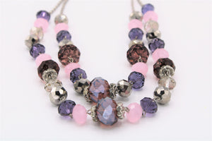 Trifari Purple Beaded Necklace