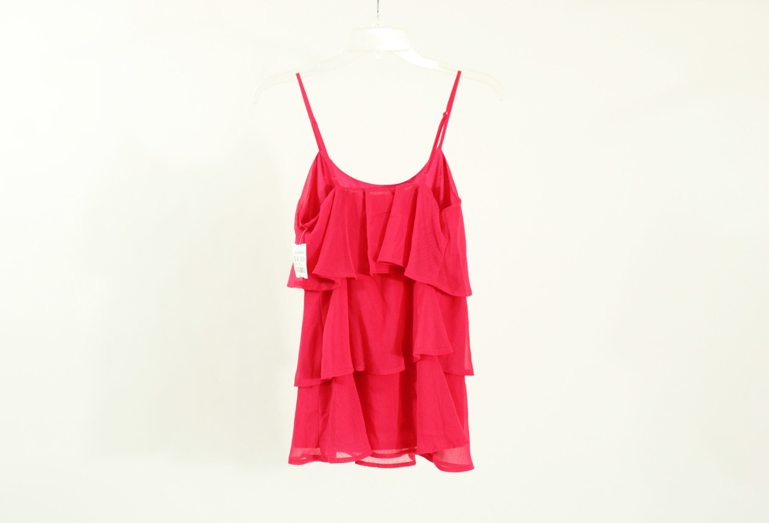 Candie's Hot Pink Tiered Top | Size M