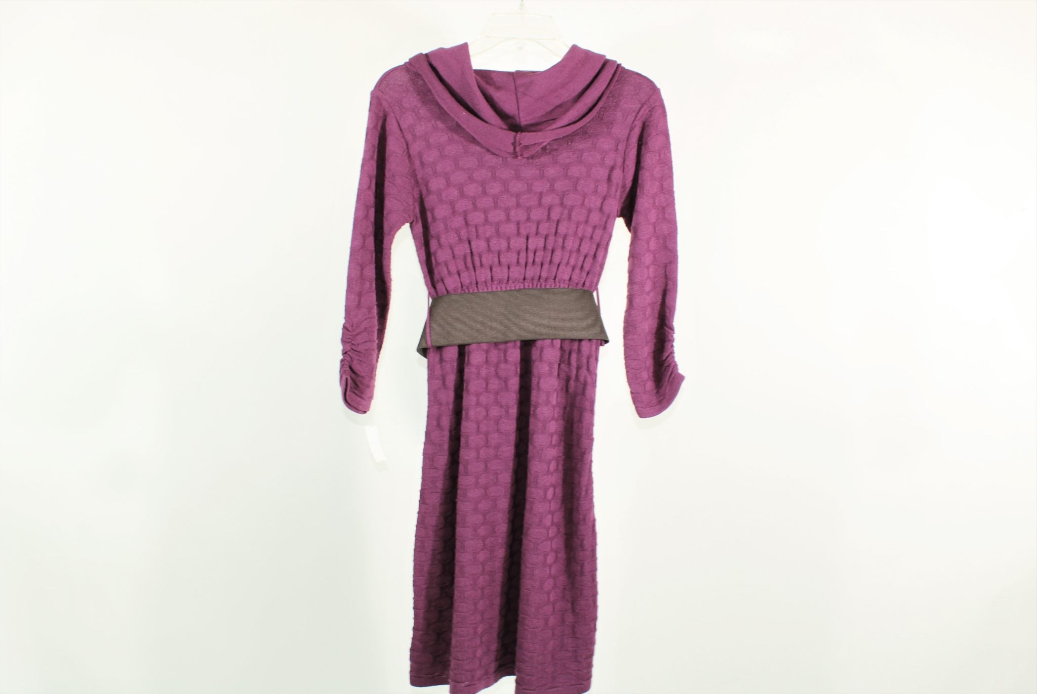 Maurices Purple Knit Belted Dress | S